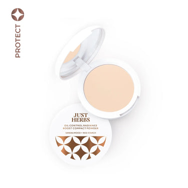 Oil Control Radiance Boost Compact Powder with Sandalwood & Rice Starch